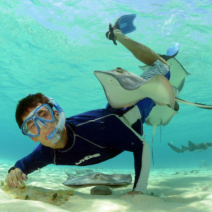 Big Eyes Evo + Alpha Ultra Dry Snorkeling Set