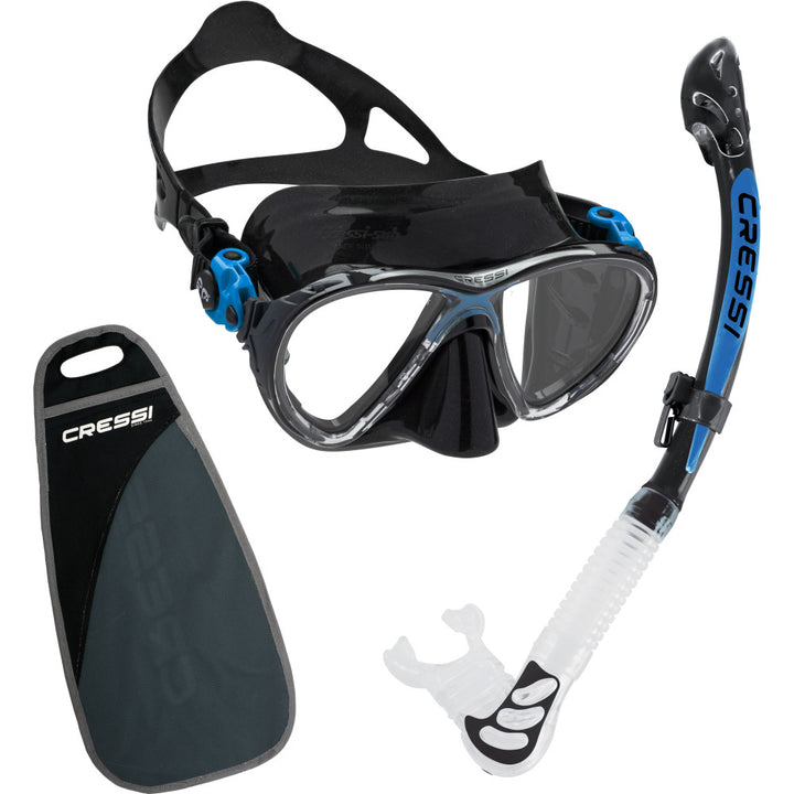 Big Eyes Evo + Alpha Ultra Dry Snorkeling Set