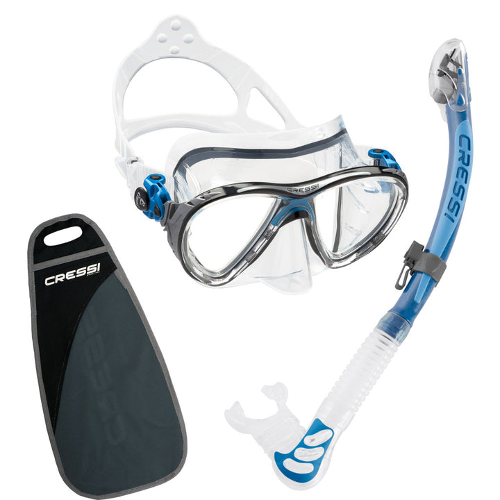 Big Eyes Evo + Alpha Ultra Dry Snorkeling Set