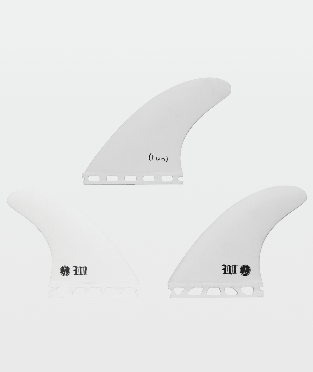 Wade Goodall Thruster Fin Set - White