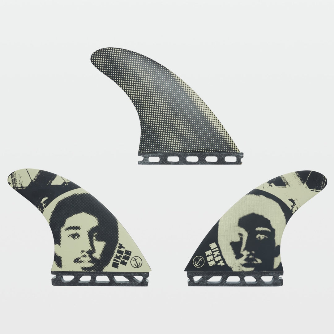 Mikey February Thruster Fin Set - Black