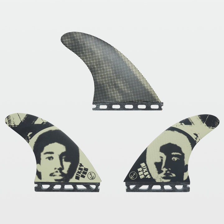 Mikey February Thruster Fin Set - Black