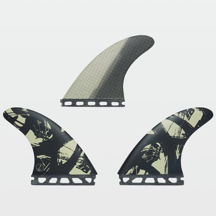 Mikey February Thruster Fin Set - Black