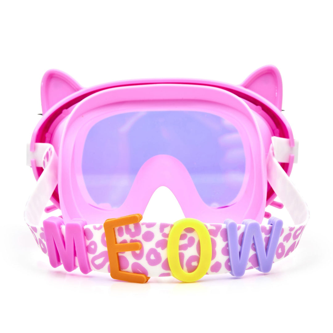 White Clawdia Swim Mask - Purr Persian