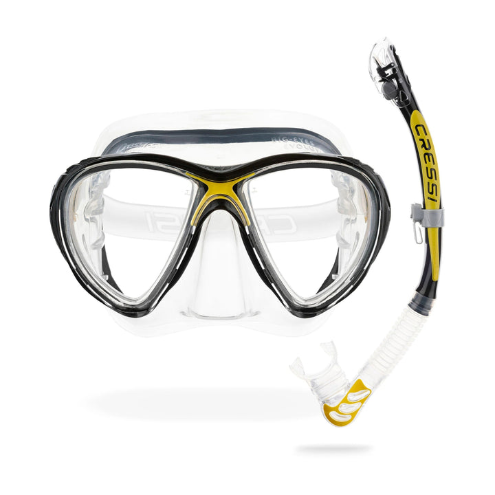Big Eyes Evo + Alpha Ultra Dry Snorkeling Set