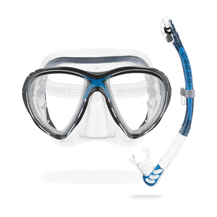 Big Eyes Evo + Alpha Ultra Dry Snorkeling Set