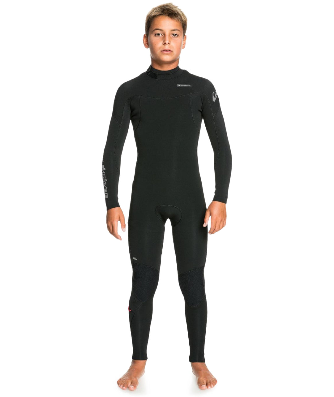 Boys Everyday Sessions 3/2 Back Zip Steamer Wetsuit - Black
