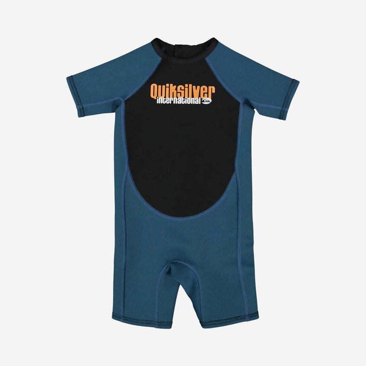 Toddlers 1.5mm Back Zip Short Sleeve Springsuit Kids Wetsuit