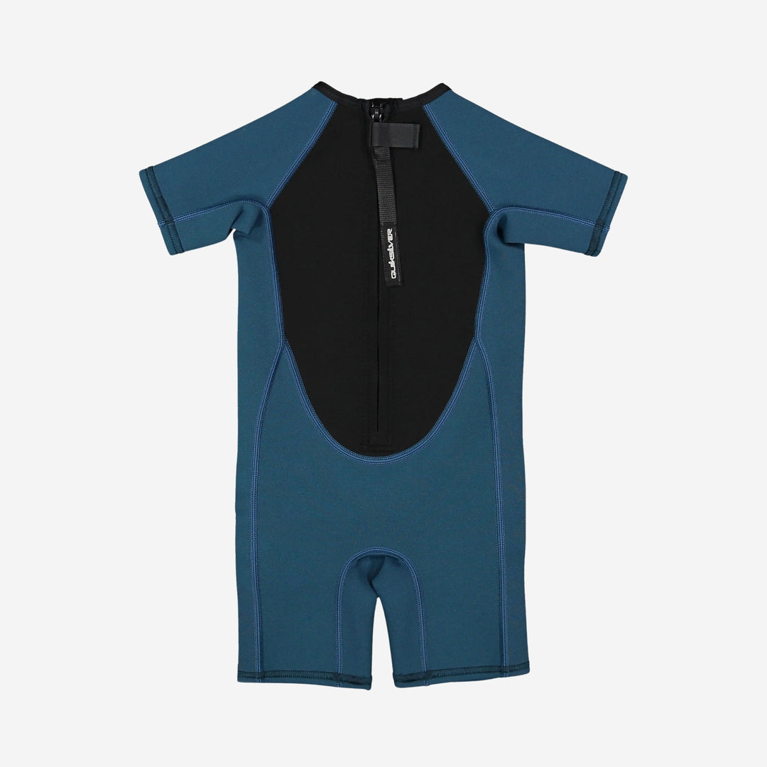 Toddlers 1.5mm Back Zip Short Sleeve Springsuit Kids Wetsuit