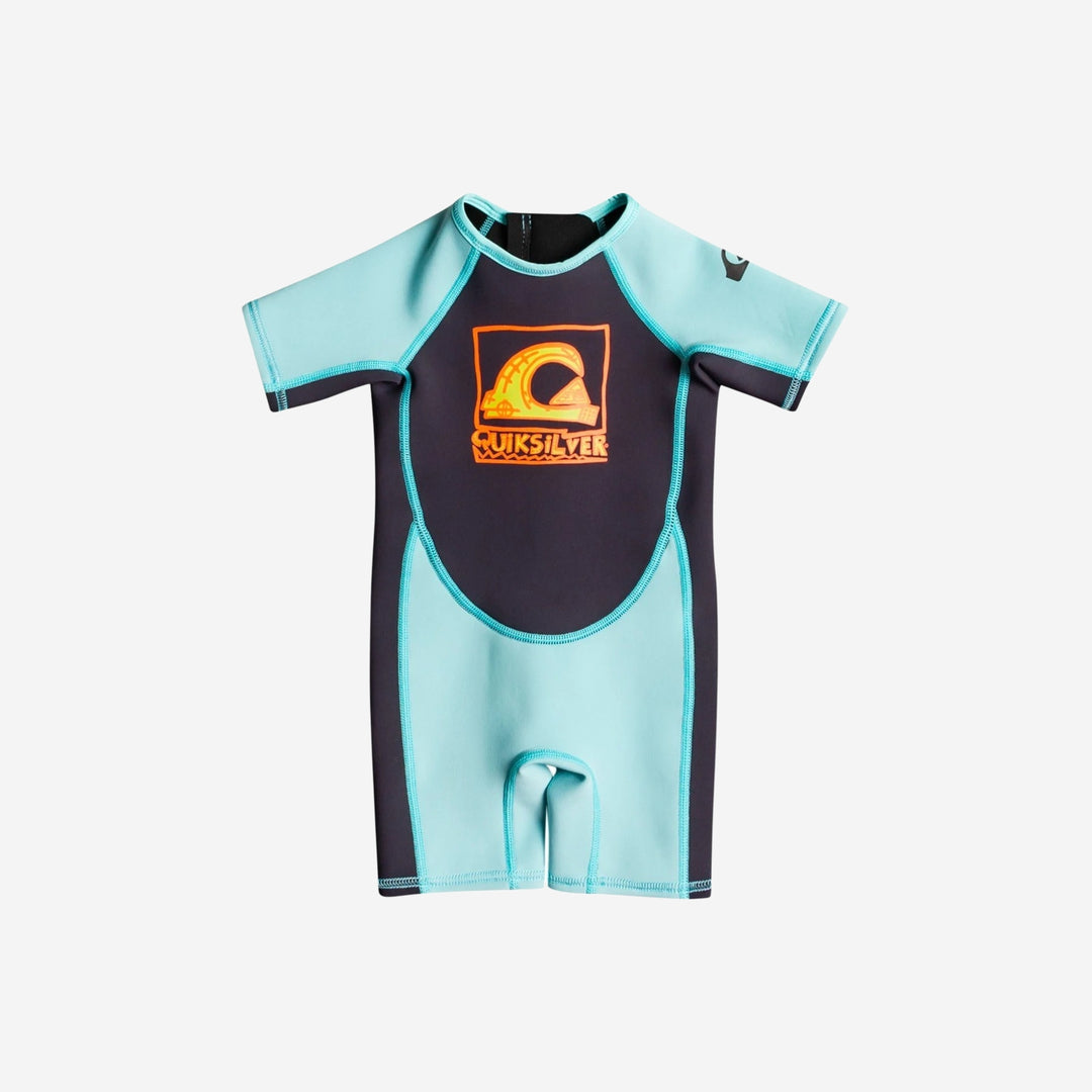 Toddlers 1.5mm Back Zip Short Sleeve Springsuit Kids Wetsuit