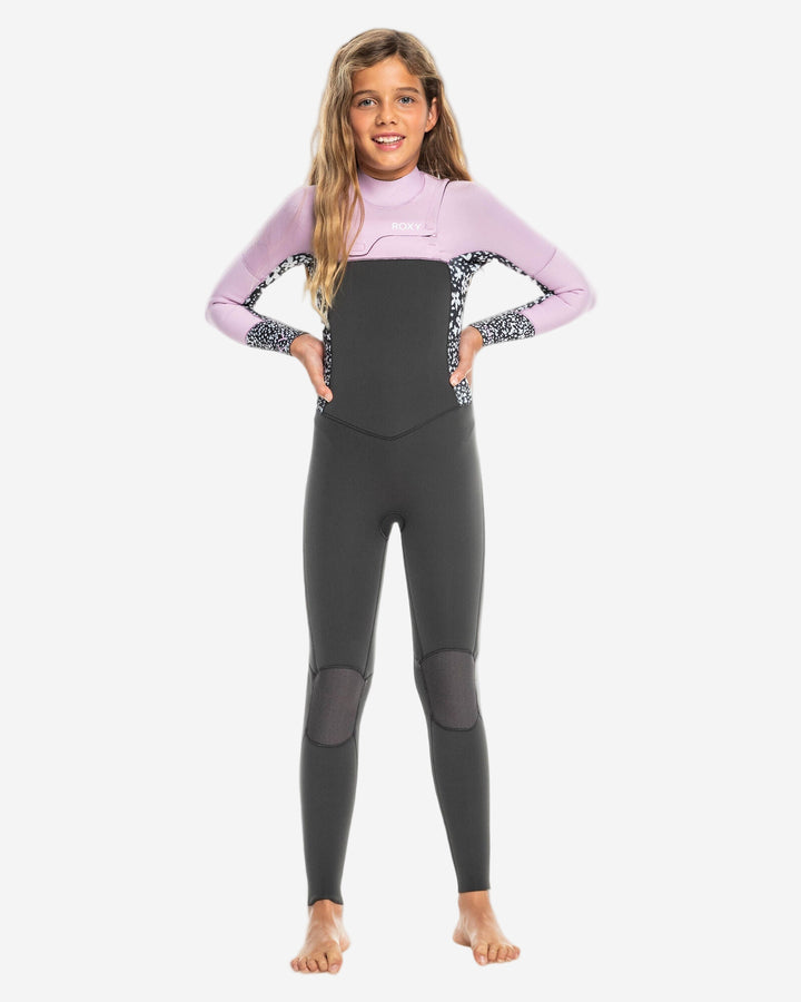 Girls Swell Series 3/2 Chest Zip Steamer Kids Wetsuit