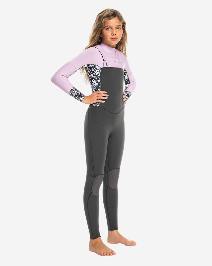 Girls Swell Series 3/2 Chest Zip Steamer Kids Wetsuit