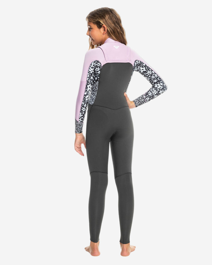 Girls Swell Series 3/2 Chest Zip Steamer Kids Wetsuit