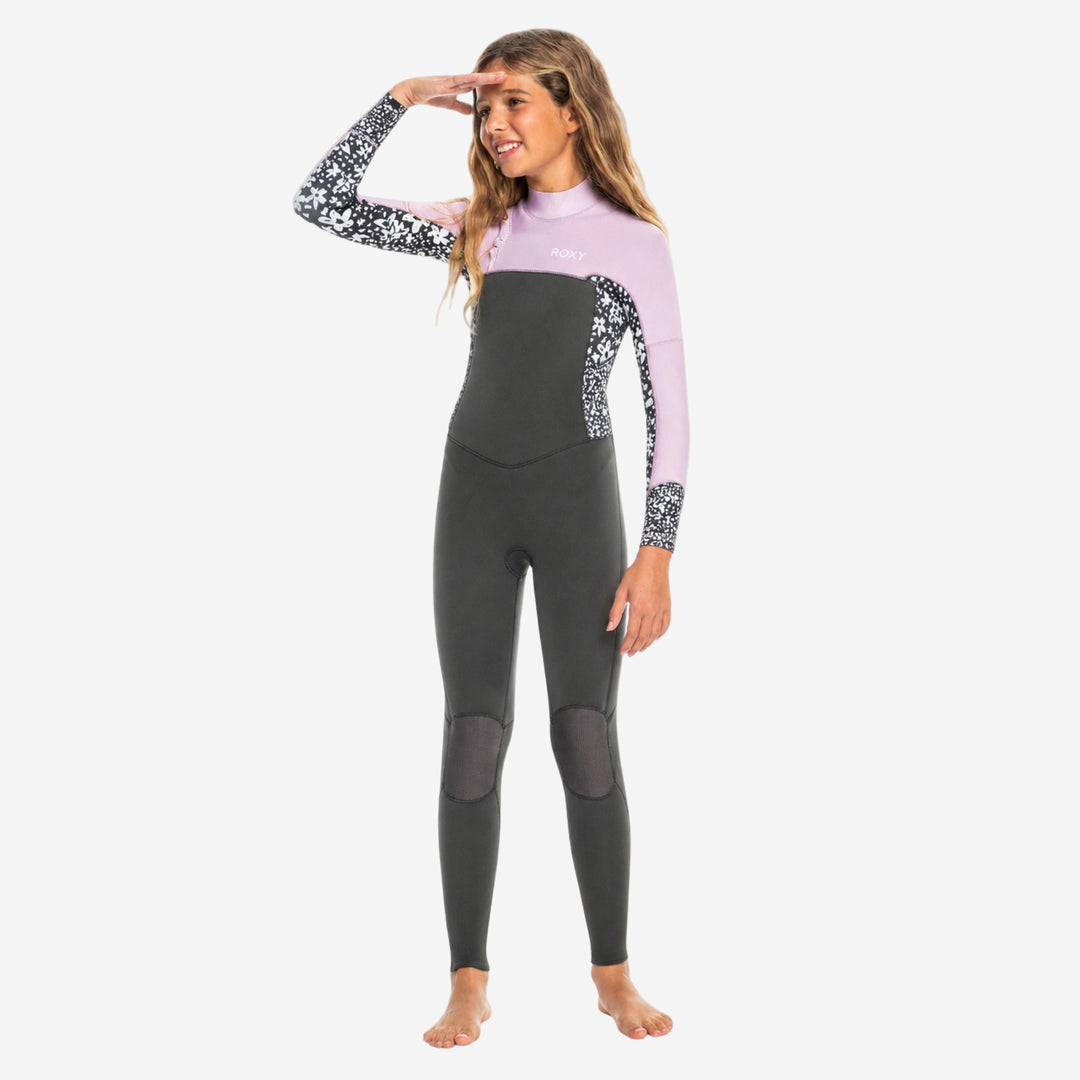 Girls Swell Series 3/2 Back Zip Steamer Kids Wetsuit