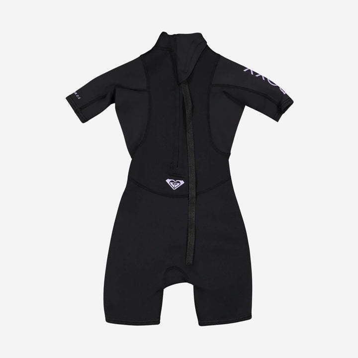 Girls Prologue 2/2 Back Zip Short Sleeve Kids Springsuit Wetsuit