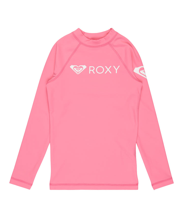 Girls Heater Long Sleeve Lycra Kids Rash Vest