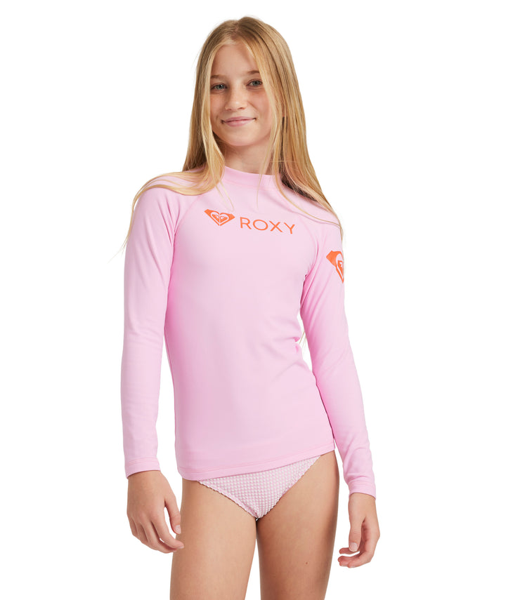 Girls Heater Long Sleeve Kids Thermal Rash Vest