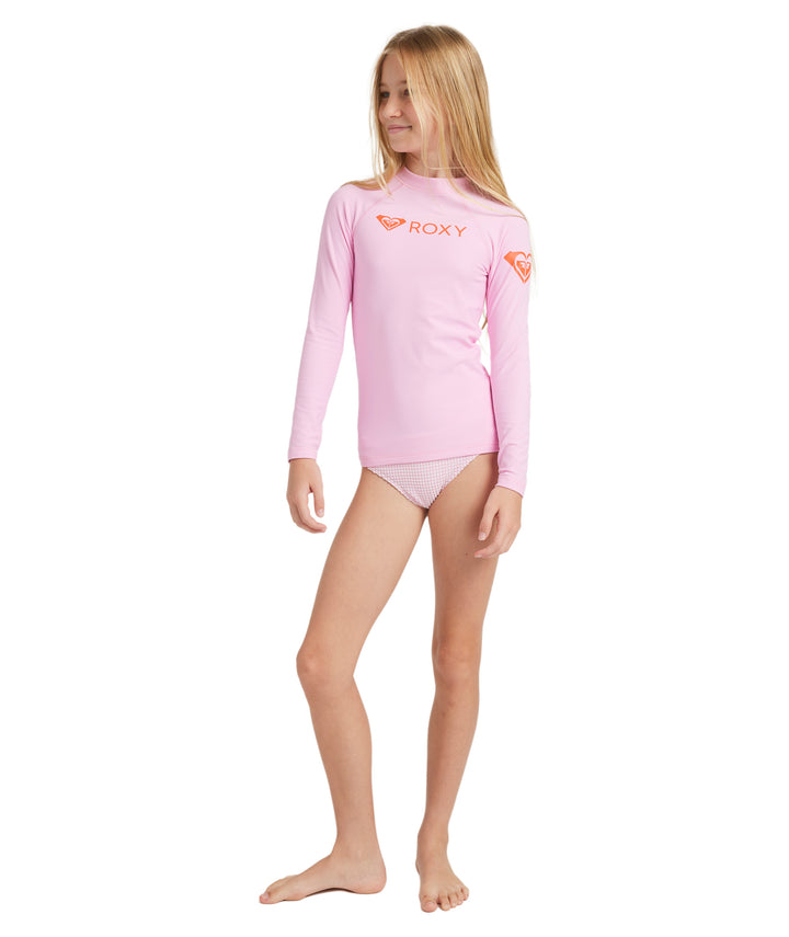 Girls Heater Long Sleeve Kids Thermal Rash Vest