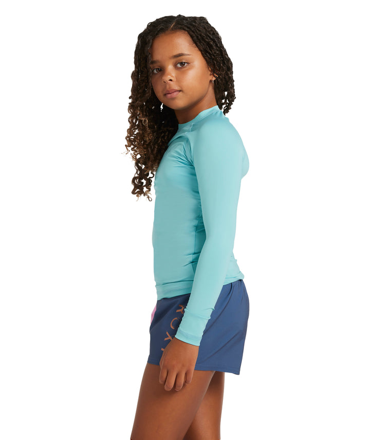 Girls Essential Long Sleeve Kids Rash Vest