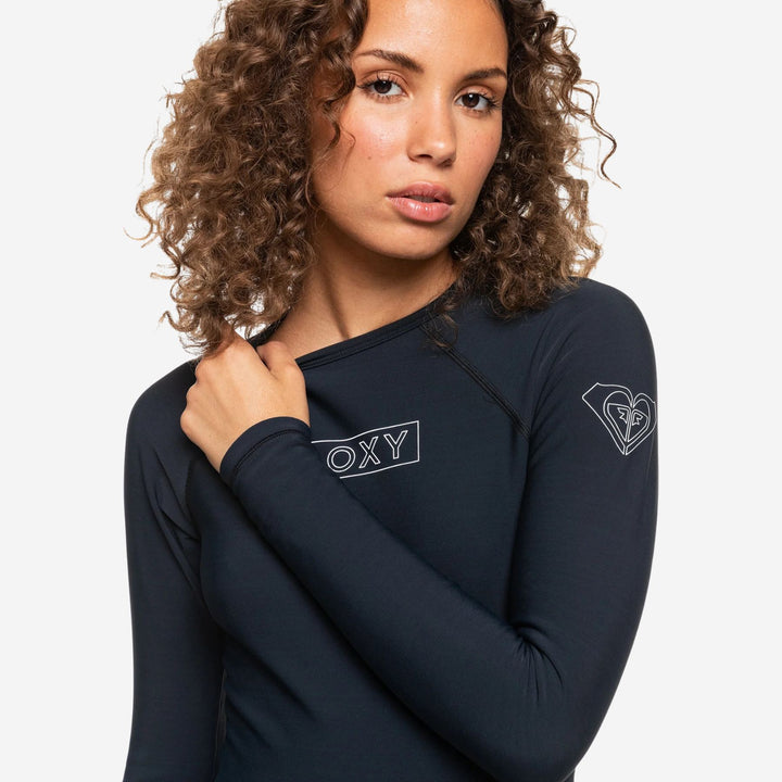 Heater Back Zip Long Sleeve Thermal Onesie