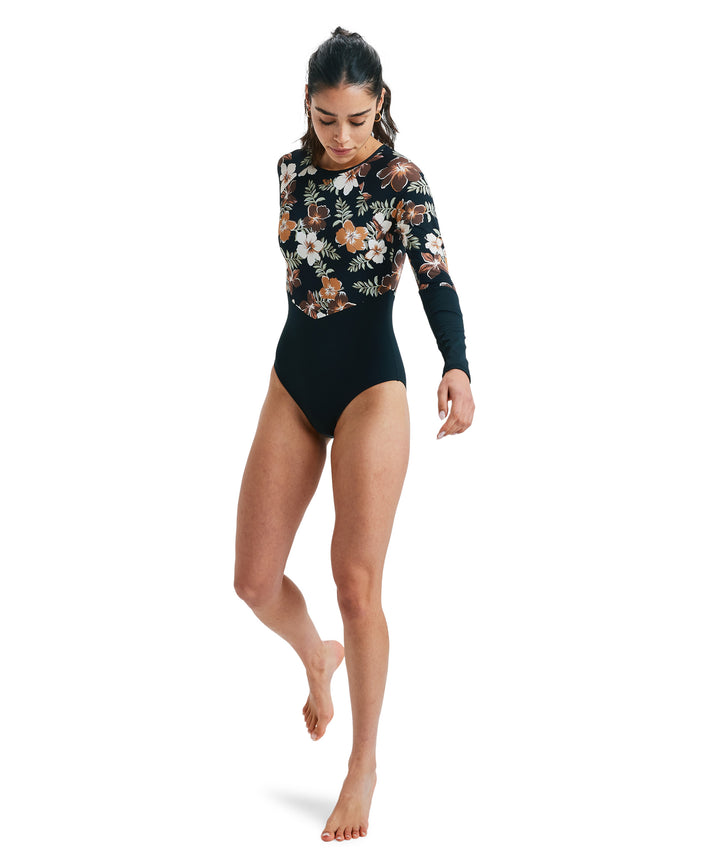 Fashion Long Sleeve Onesie Rashguard