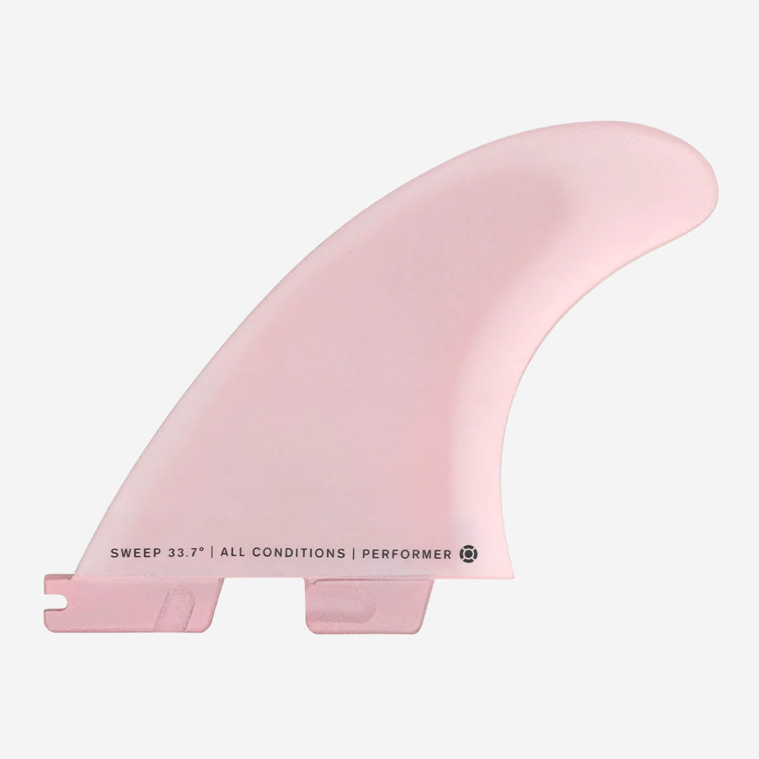FCS II Performer PC Thruster Fin Set - Blush