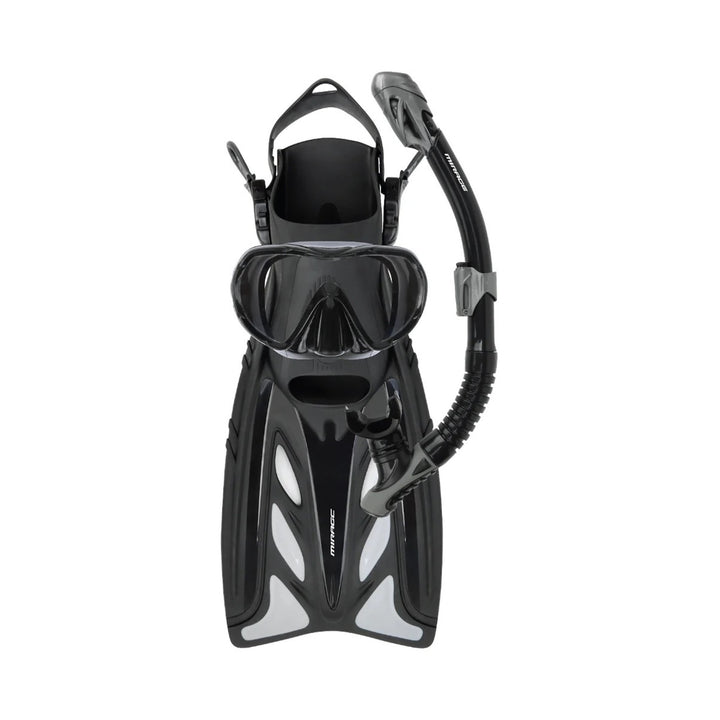 Infinity Dry Mask Snorkel and Fin Set