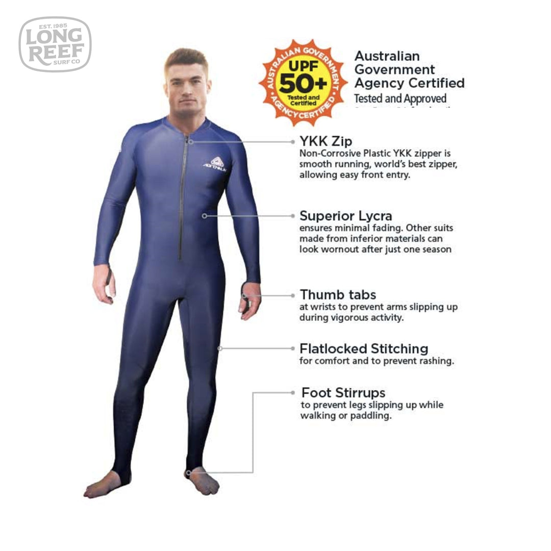 Men Surfing Swimsuit Stinger Suit Dive Skin UV Protection With Arm