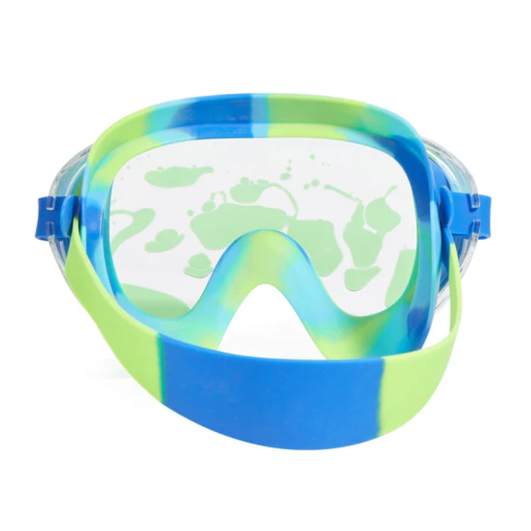 Molten Lava Swim Mask - Lava Lamp Lime