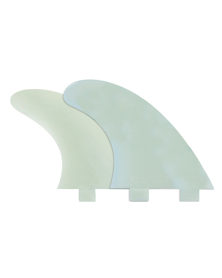 FCS I Natural Glass Flex Tri Fin Set