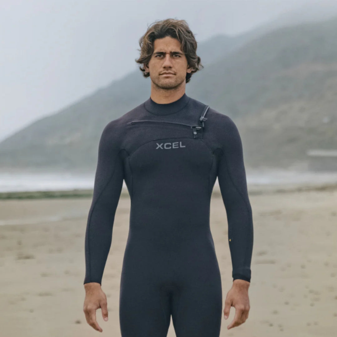 Comp+ 3/2 Chest Zip Long Sleeve Steamer Wetsuit