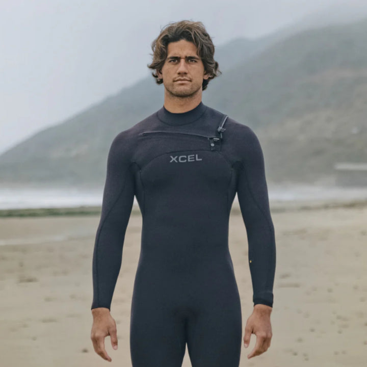 Comp+ 3/2 Chest Zip Long Sleeve Steamer Wetsuit