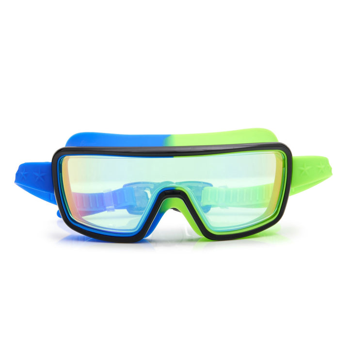Prismatic Swim Goggles - Cyborg Cyan