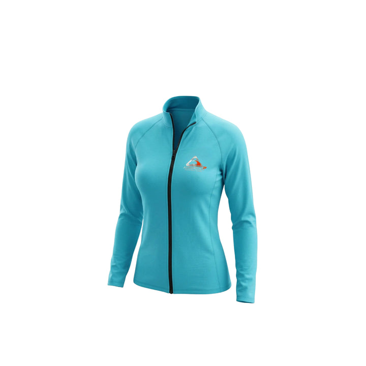 Womens 2P Thermo Shield Long Sleeve Zip Thermal Rashie