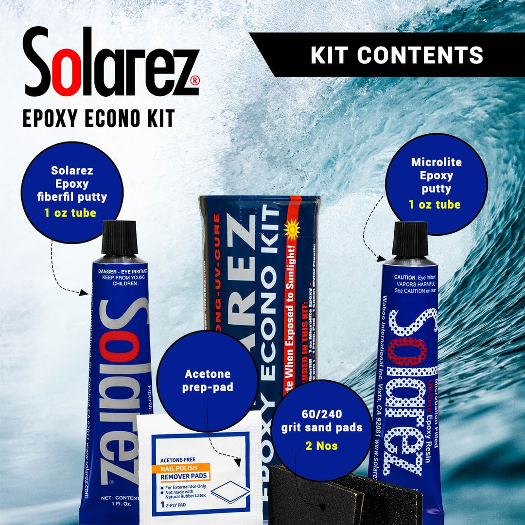 Epoxy Surfboard Repair Econo Travel Kit