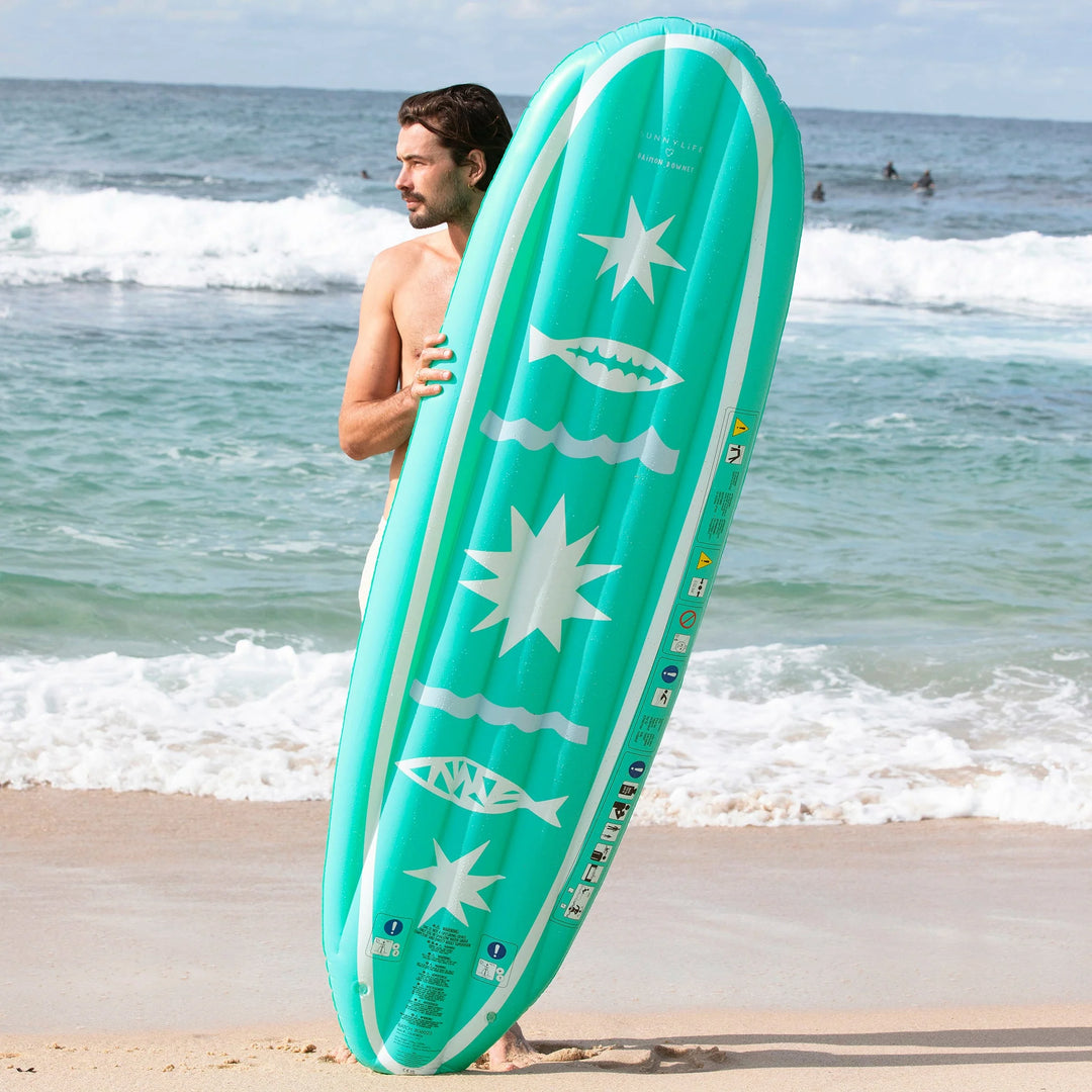 Inflatable Surfboard Float - De Playa Esmeralda