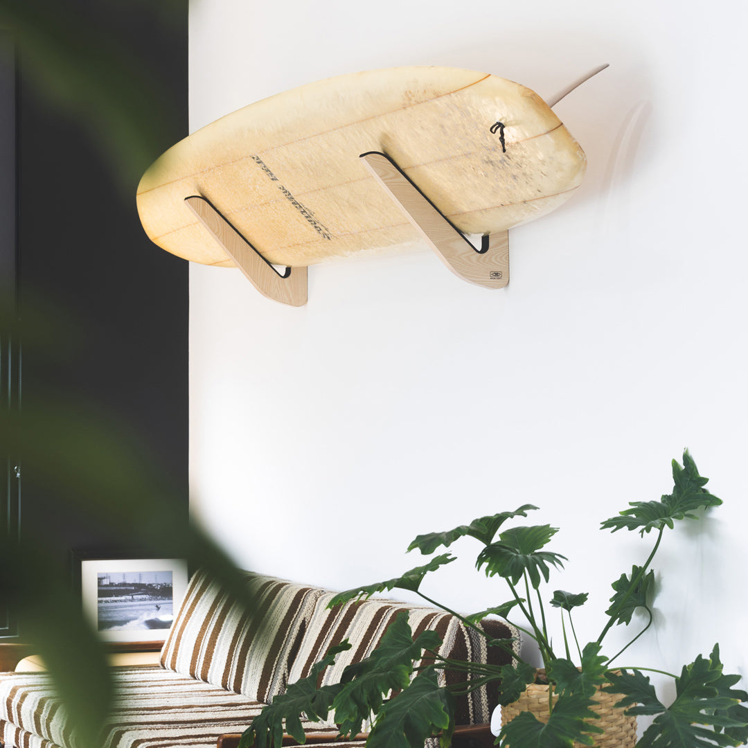 Longboard Surfboard Timber Wall Rack