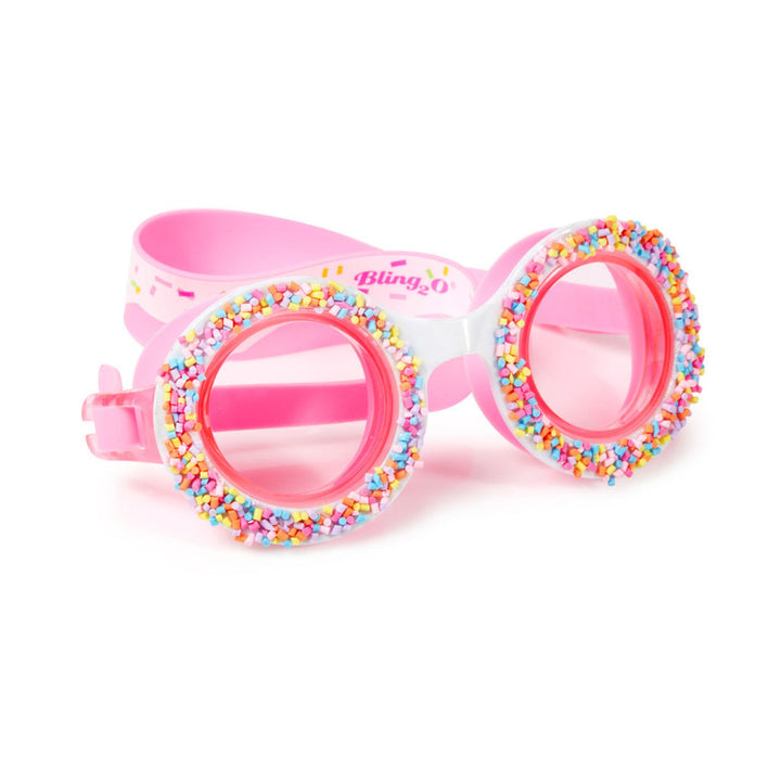 Girls Boston Creme Pink Do Nuts 4 U Kids Swim Goggles