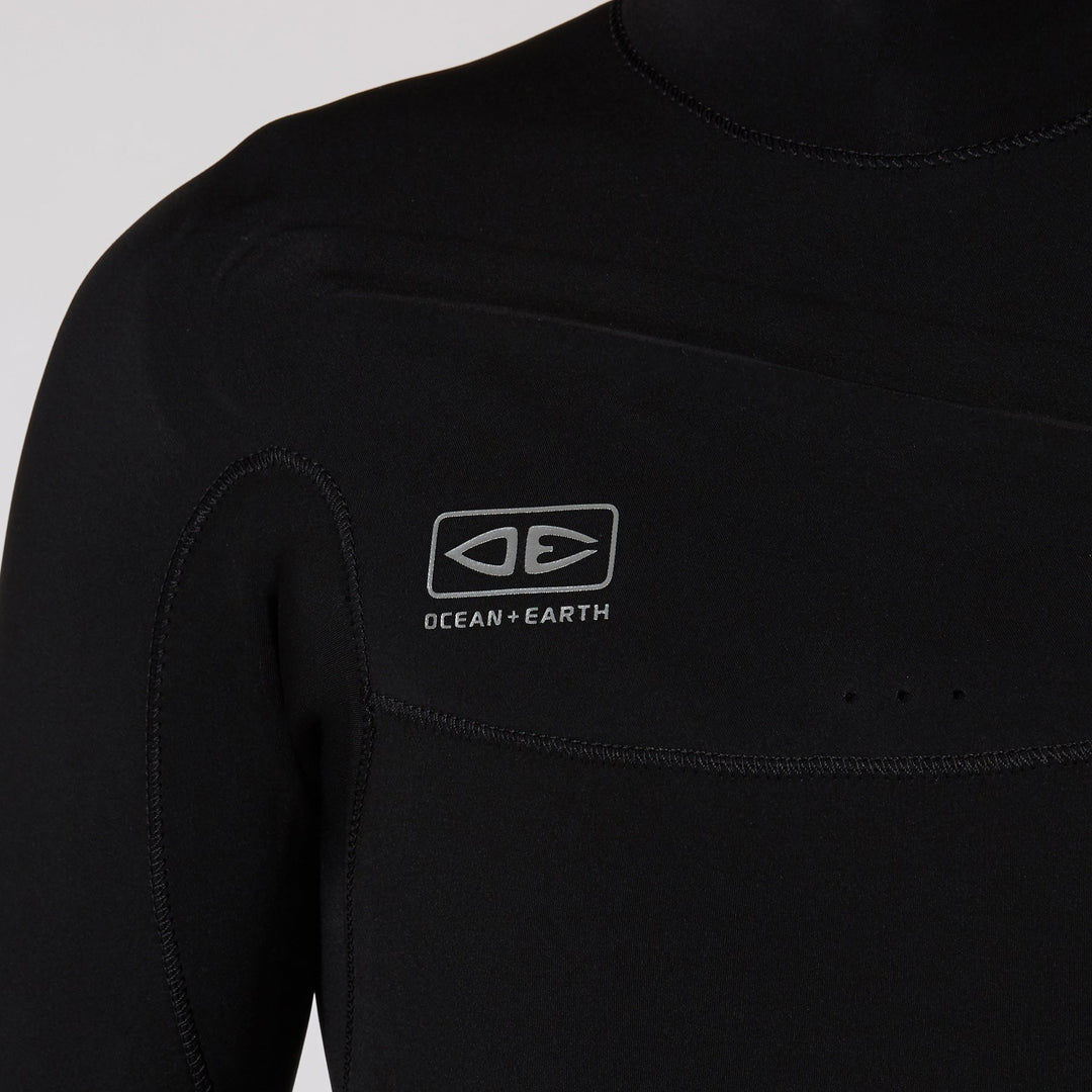 Double Black 4/3 Chest Zip Steamer Wetsuit