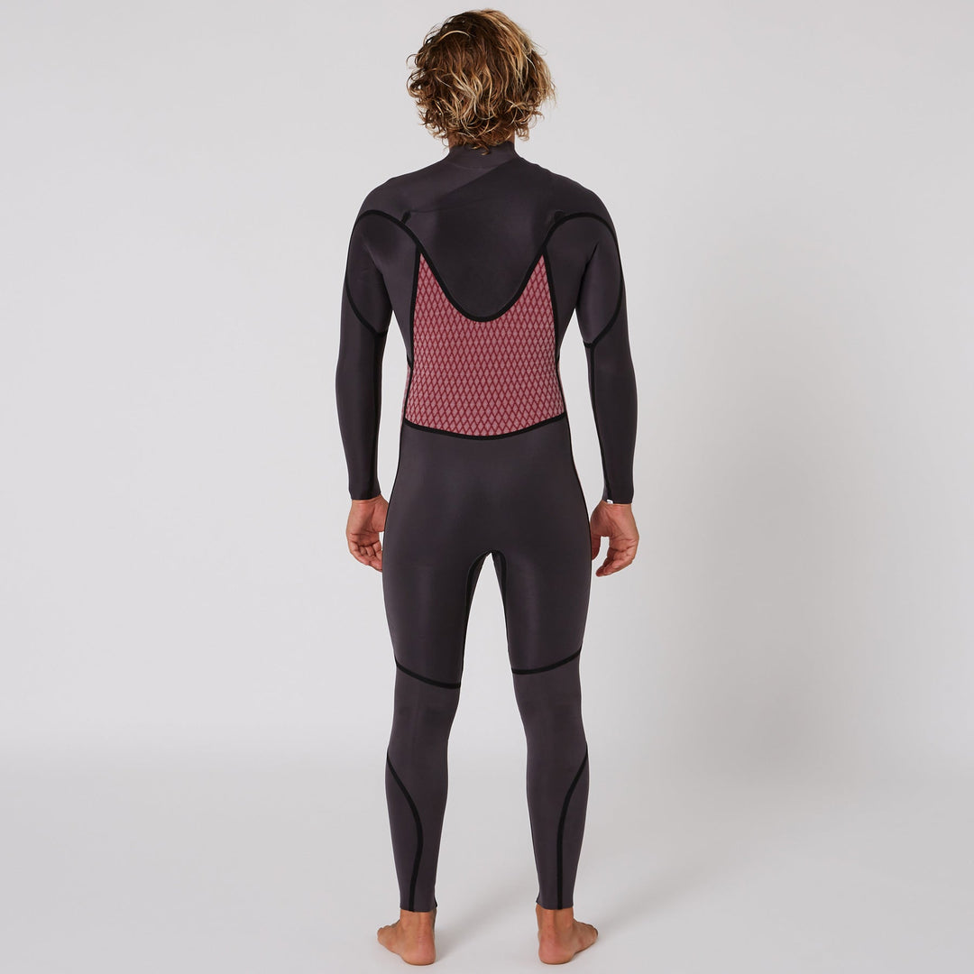 Double Black 4/3 Chest Zip Steamer Wetsuit