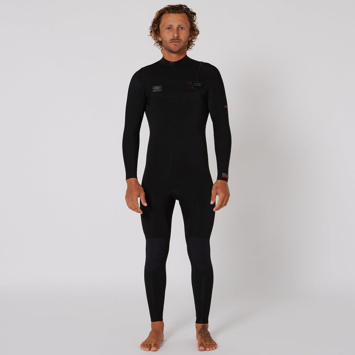 Double Black 4/3 Chest Zip Steamer Wetsuit