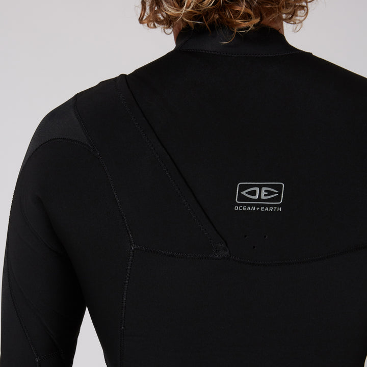 Zero Zip 3/2 Steamer Mens Wetsuit - Black
