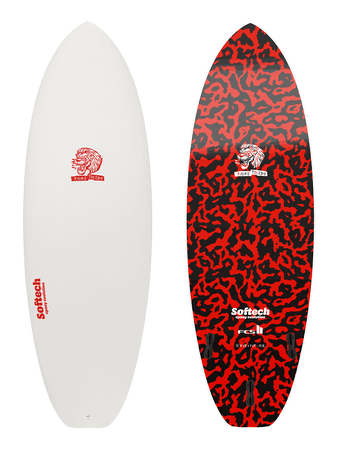Softech Toledo Signature Epoxy Softboard - Black Blood – Long Reef
