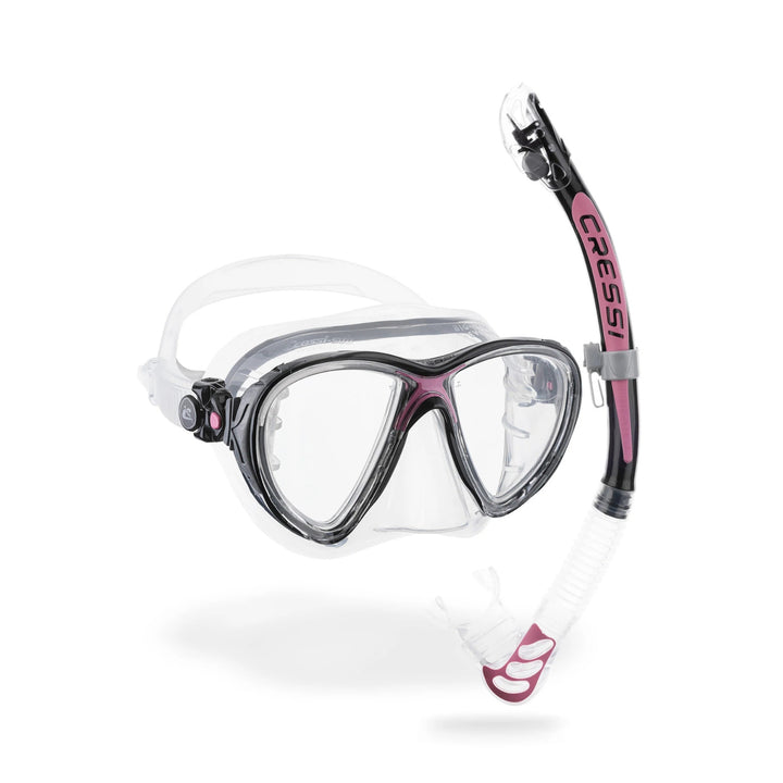Big Eyes Evo + Alpha Ultra Dry Snorkeling Set