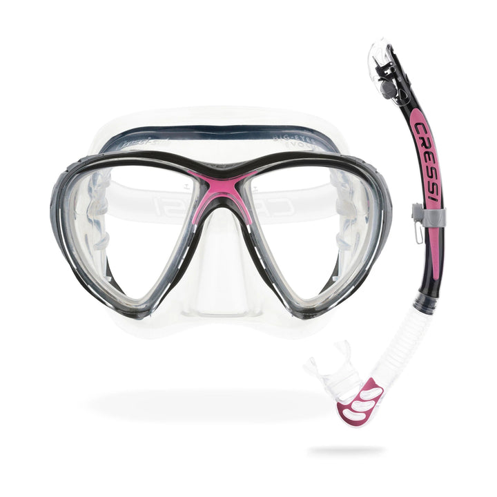 Big Eyes Evo + Alpha Ultra Dry Snorkeling Set