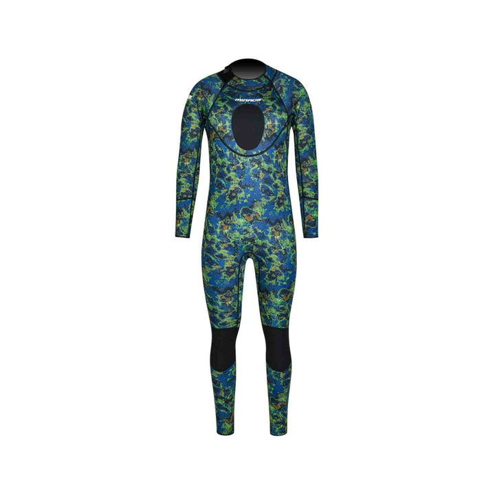 Mens Rayzor Camo Spearo 3mm Back Zip Spearfishing Steamer Wetsuit