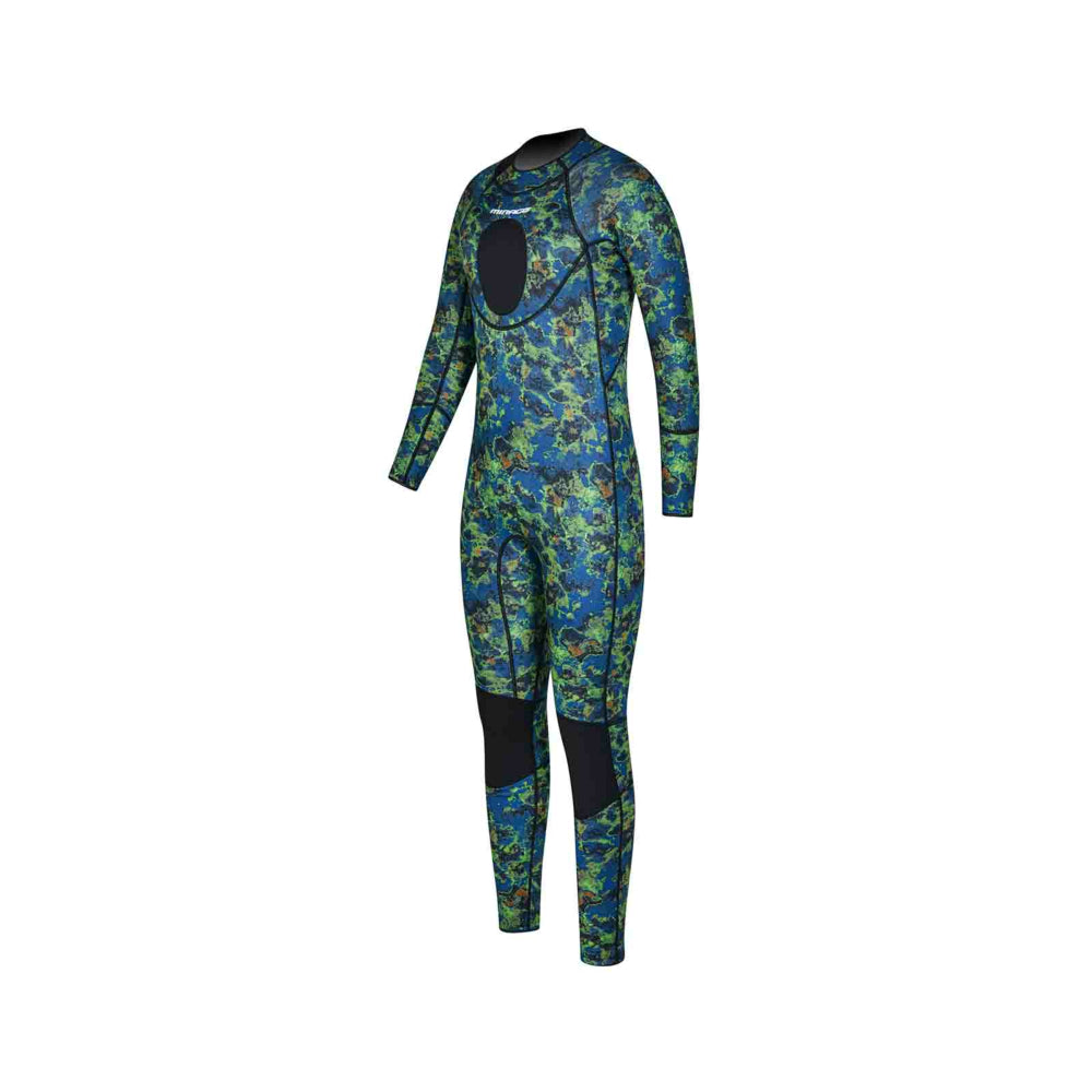 Mens Rayzor Camo Spearo 3mm Back Zip Spearfishing Steamer Wetsuit