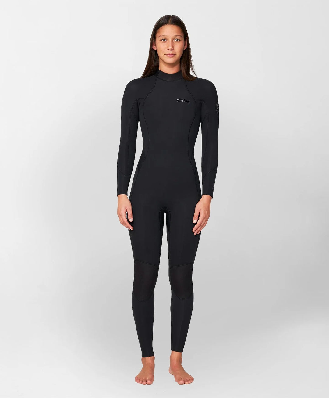 Bahia 4/3 Back Zip Steamer Womens Wetsuit - Black