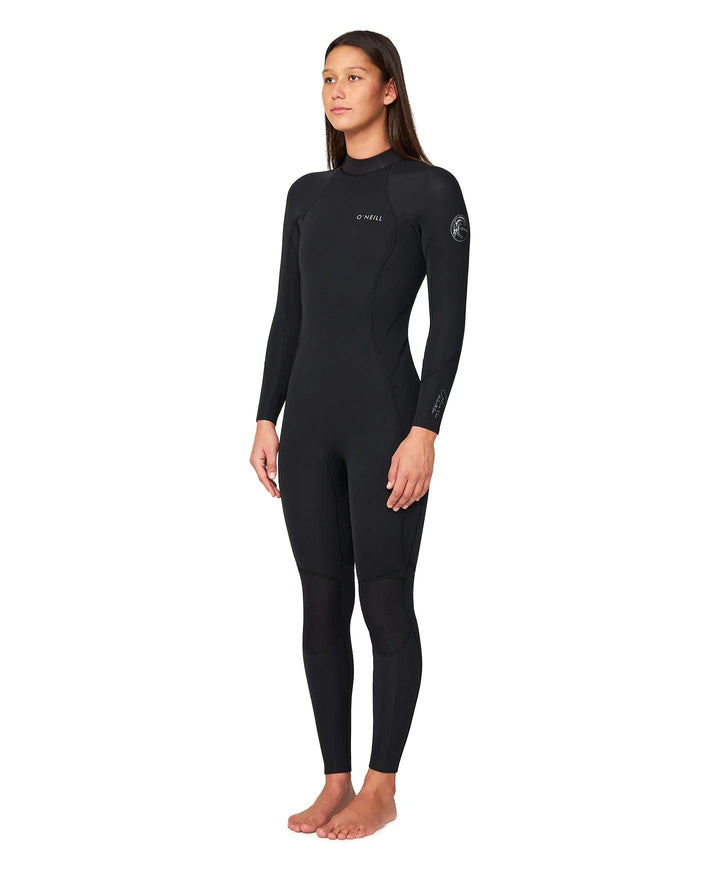 Bahia 4/3 Back Zip Steamer Womens Wetsuit - Black