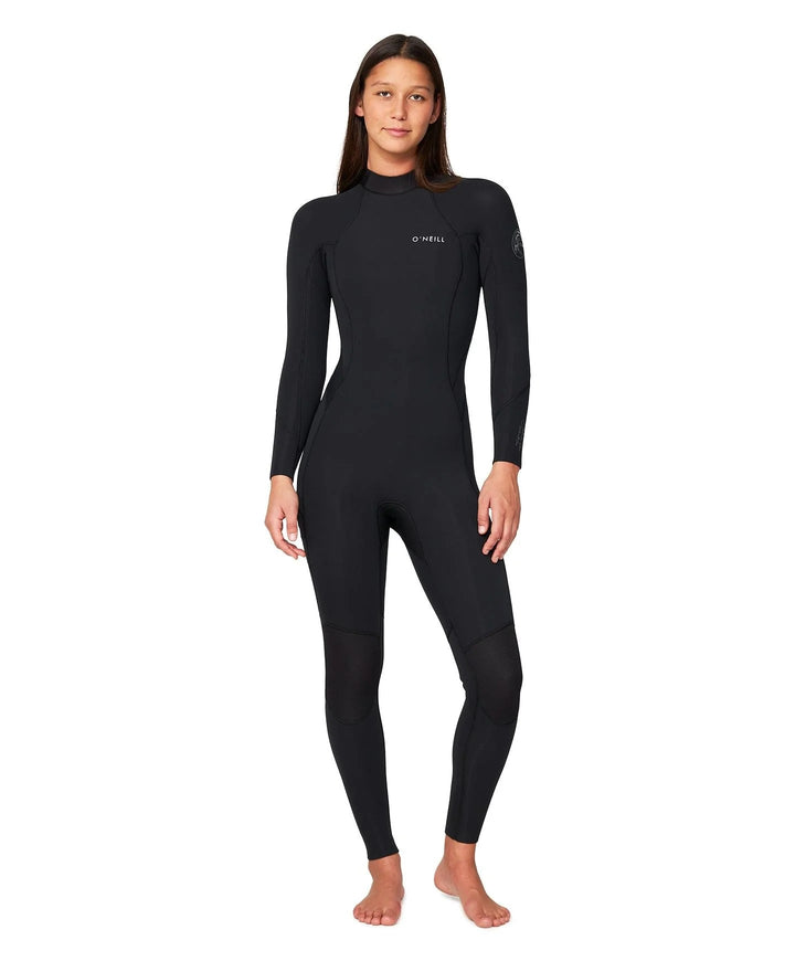 Bahia 4/3 Back Zip Steamer Womens Wetsuit - Black
